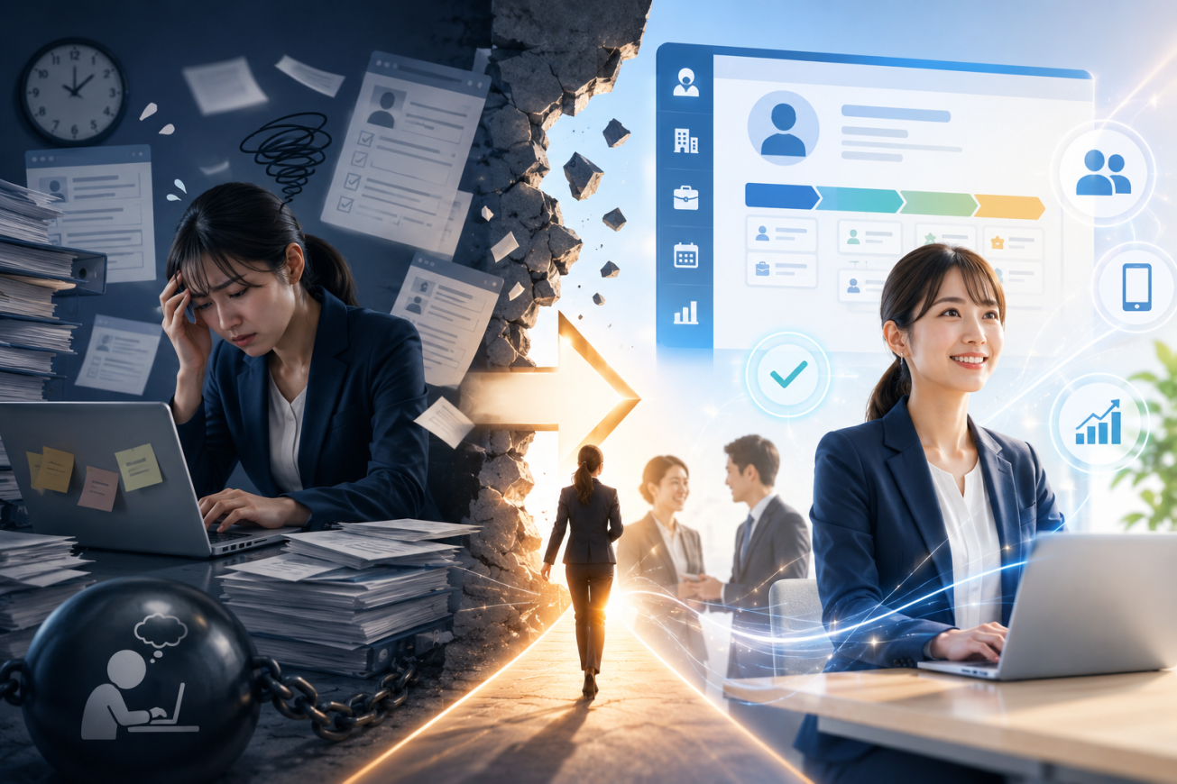 【2026年版】人材紹介CRM比較の罠を打破！「入力地獄」を終わらせる現場至上主義のシステム選定術