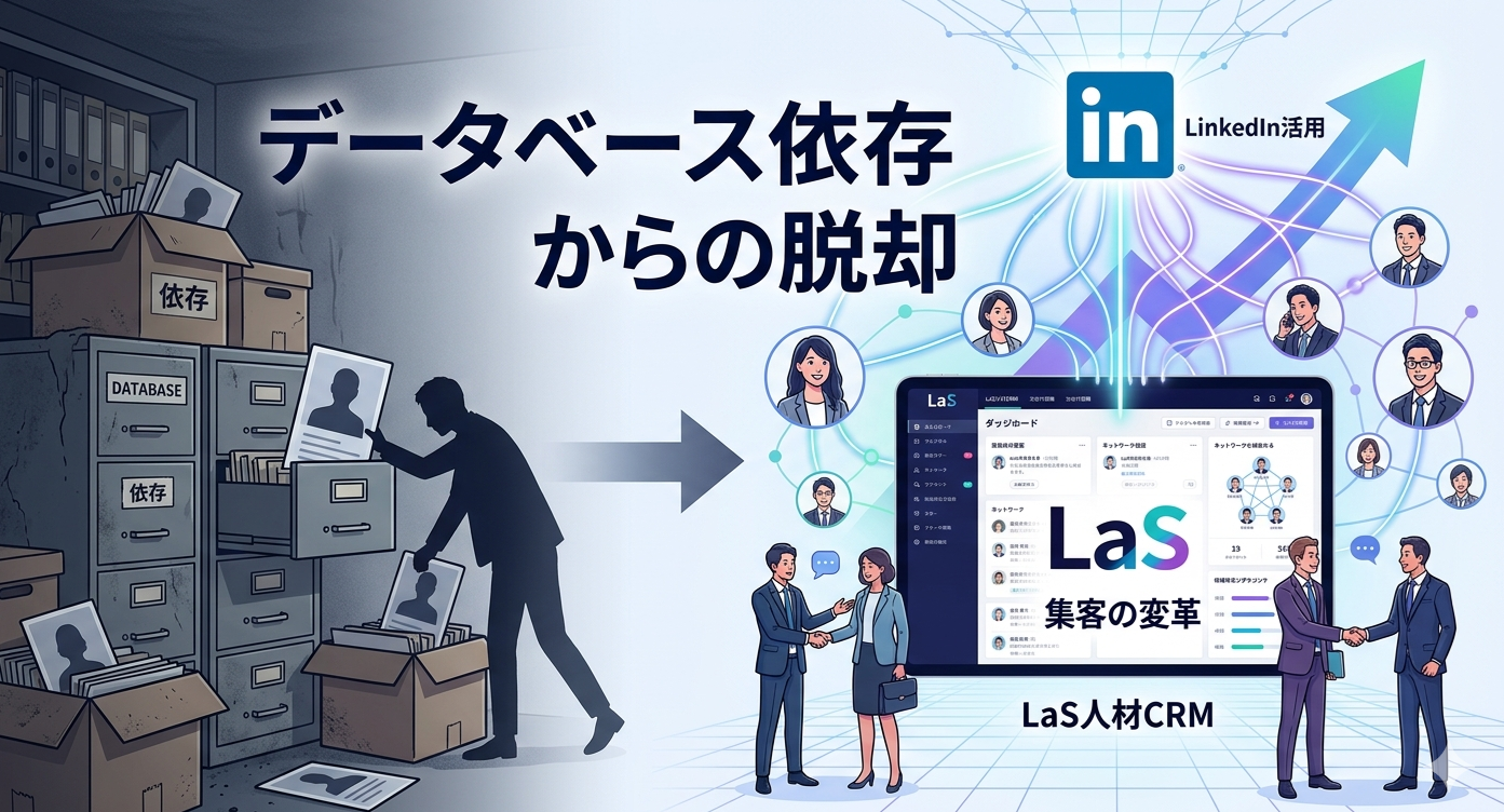 人材紹介会社の集客は“データベース依存”から脱却へ。LinkedIn活用とCRM「LaS」が変える次世代エージェント戦略