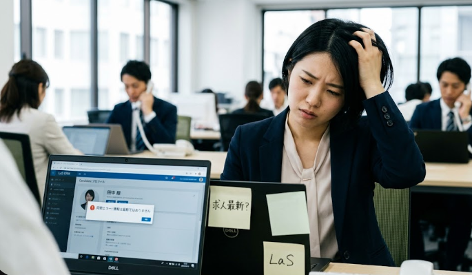 「その求人、最新ですか？同期されないCRMが引き起こす"見えない機会損失"」