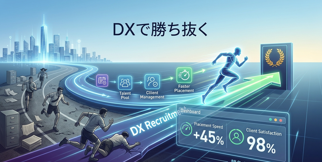 【2026年最新版】採用競争を勝ち抜く！人材紹介業界におけるDXの重要性